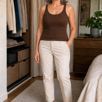 The Cotton Cami with Built-In Bra
